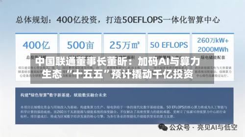 中国联通董事长董昕：加码AI与算力生态 “十五五”预计撬动千亿投资