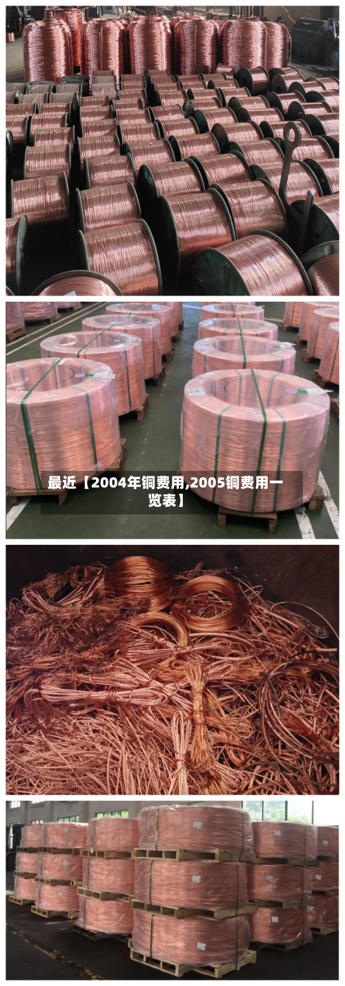 最近【2004年铜费用,2005铜费用一览表】