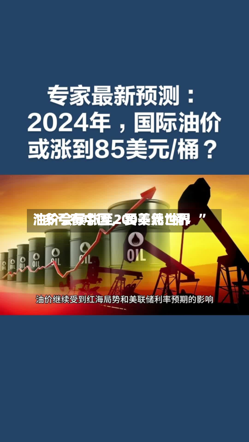 “多亏有中国，要不然世界油价会暴涨至200美元/桶！”