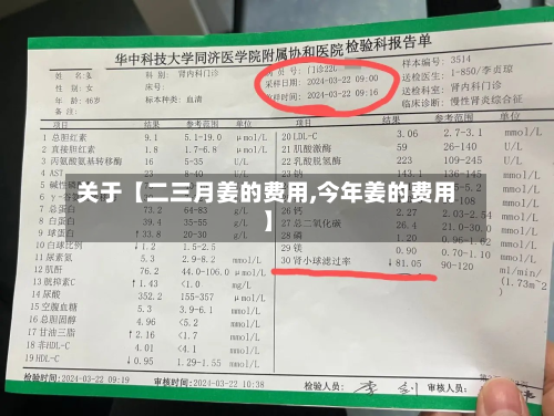 关于【二三月姜的费用,今年姜的费用】