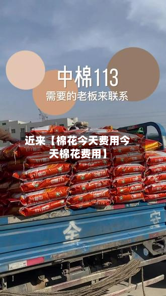 近来【棉花今天费用今天棉花费用】-第1张图片