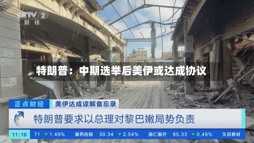 特朗普:中期选举后美伊或达成协议-第1张图片