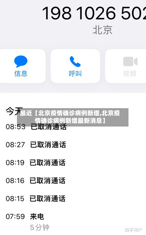 最近【北京疫情确诊病例新增,北京疫情确诊病例新增最新消息】